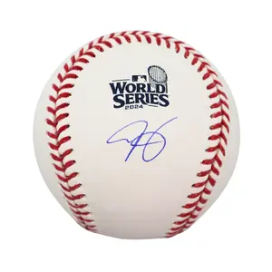 Luis Gil New York Yankees Autographed Signed 2024 World Series Ball (CX Auth)