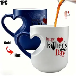 Dad Mug - Father'S Day Gift Color Changing Ceramic Coffee Mug, Add Hot Water Color Change, Reusable Humorous Cup for Coffee Or Tea, Hand Wash Solely, Perfect for Birthdays And Father'S Day Celebrations, Father Day Gifts, Drinkware, Funny Dad Mug