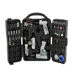 71 Piece Air Tool and Accessories Kit, Impact Wrench, Air Ratchet, Die Grinder, Aire Hammer, Hose Fittings, Storage Case    RR