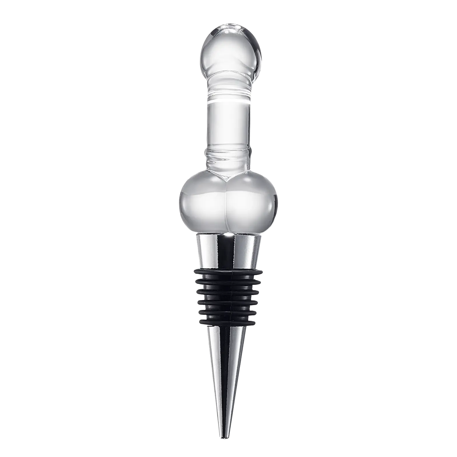 Unique Wine Bottle Stopper Funny Wine Cork Beverage Bottle Sealer Peni Shaped Gag Gift For Wine Conn