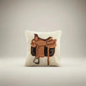 Saddle Hook Wool Pillow