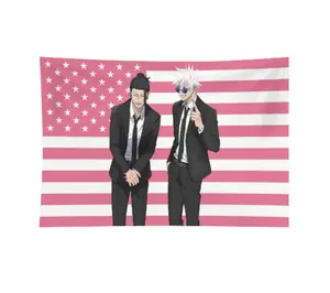 Gojo Satoru x Getou Suguru tapestry Jujutsu Kaisen Gojo Satoru tapestry Linen
