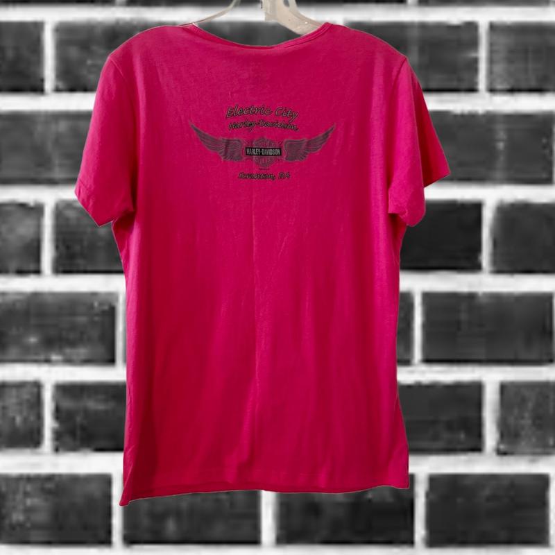 Harley Davidson New With Tag Tee Pink Size Large Ladies 2012 Scranton, PA