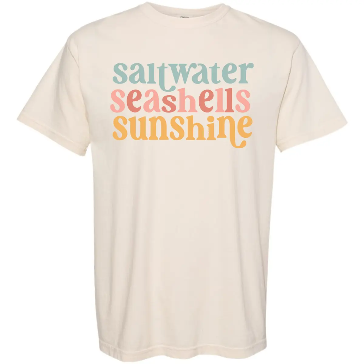 Seashells & Sunshine Comfort Colors T-Shirt 'NLB'