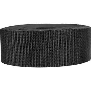Lightweight Polypropylene Webbing - Poly Strapping for Outdoor DIY Gear Repair, Pet Collars, Crafts – 2 Inch by 10, 25, or 50 Yards, Over 20 Colors