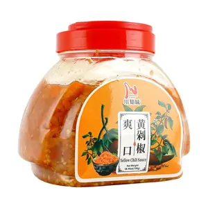 Sichuan Flavor Crunchy Chopped Chili Paste 750g - Authentic Gong Jiao Diced Chili Sauce for Spicy Food Lovers