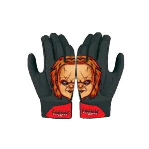 Wanna Play?/ Baseball Batting Gloves; Superior Grip Durable Breathable