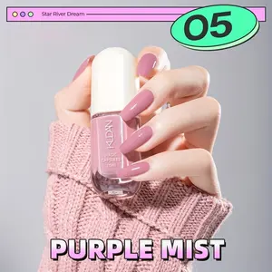 Water-based tearable nail polish - no baking, quick-drying and long-lasting, peeling and quick-drying nail polish, odorless water-based, no light required, suitable for daily nail art, for adults, alcohol-free material 7 colors to choose from.