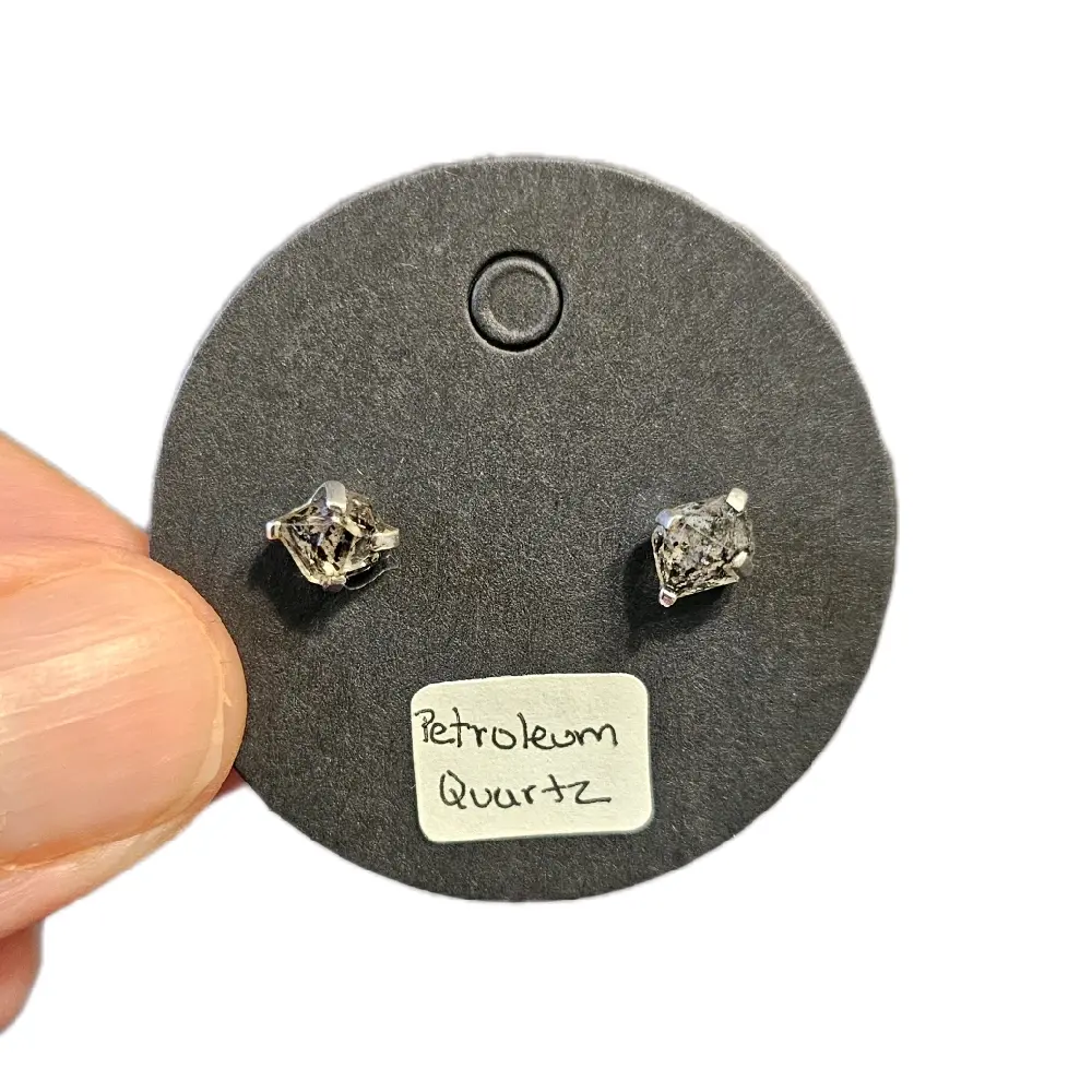 Petroleum Quartz Earrings