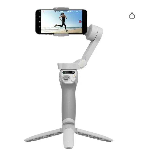 DJI Osmo Mobile SE, 3-Axis Phone Gimbal for iPhone, Android, Built-in Tripod, Selfie Stick, Gimbal Stabilizer for iphone, Andriod, ActiveTrack 6.0, Vlogging Stabilizer for Youtube, TikTok, Travel
