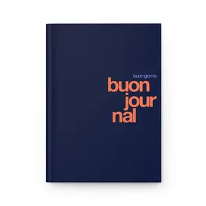 Buon Journal - Hardcover Journal - Dark Blue