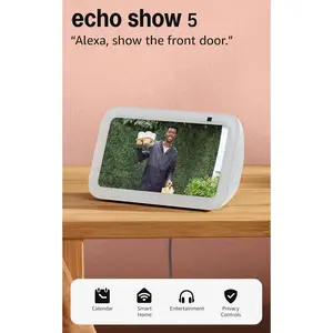 (newest model), Smart display, Designed for Alexa+, 2x the bass and clearer sound, Glacier White