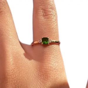 Tray 6 925 Silver Adjustable Size Ring with Crystals and Gemstones Nature Inspired Animals Fox Lion