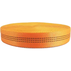 CE UIAA Certified 1 Inch Nylon Webbing Strap/Tubular Climbing Webbing - Heavy Duty Strap for Rescue, Climbing, Harnesses, Rock Work & Firefighting