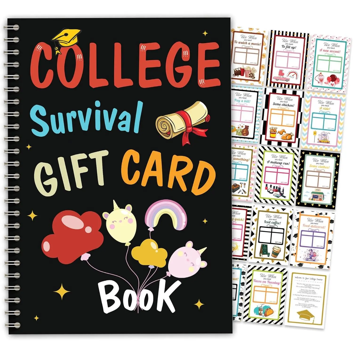 College   card book - College  Card Book 2026 open when envelopes for college student- Graduation Gifts for High School College   Card Booklet Holder Book