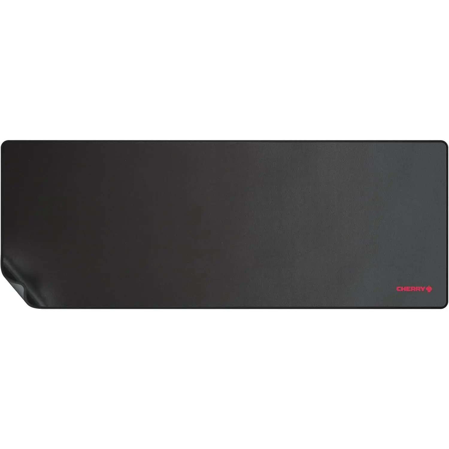 Cherry MP 2000, Premium Mouse Pad in XXL (31.50" x 13.78" x 0.20"), Smooth Fabric Surface for Precision, Sewn Edges, Non-Slip Bottom, Rollable, Comfortable, Black