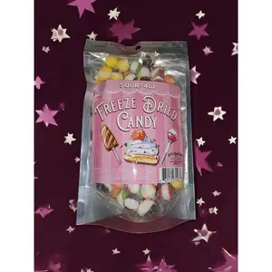 4oz Bag - SOUR Freeze Dried Candy - A Fruit Flavored Crunch with Sour Taste at the End