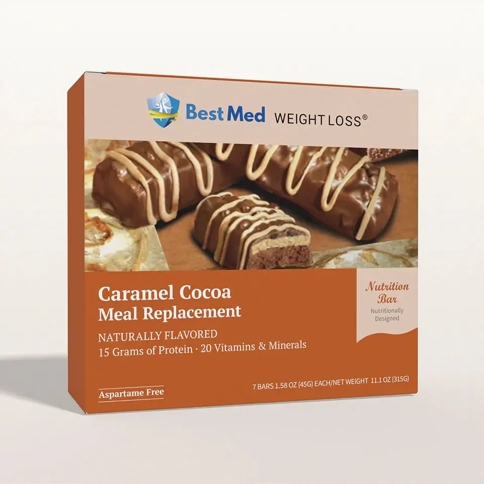 BestMed Meal Replacement Protein Bar, Cocoa Caramel (7ct)