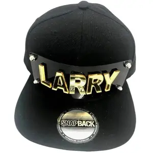 Personalized Custom Snapback Hat Six Panel Flat Bill Snap Back Hat Cap with Laser Cut Graffiti Letters, Custom Made to Order, Comfortable and Unique, Great Gift, an Exclusive Creation