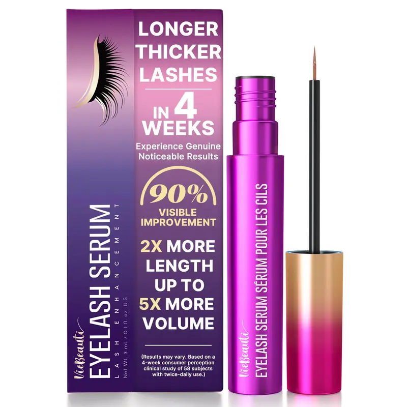 VieBeauti Advanced Eyelash Serum Mascara for thicker, longer, fuller lashes and brows. Nourishing formula enhances and promotes luscious lash growth.