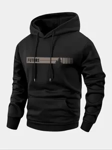 TikTok Trending Streetwear Hoodie, Black Style with "Future" Graphic Print, Perfect for Black Friday & Cyber Monday Deals, Ideal for Casual Outfits During TikTok Shop Black Friday Sales and Christmas Gift Idea