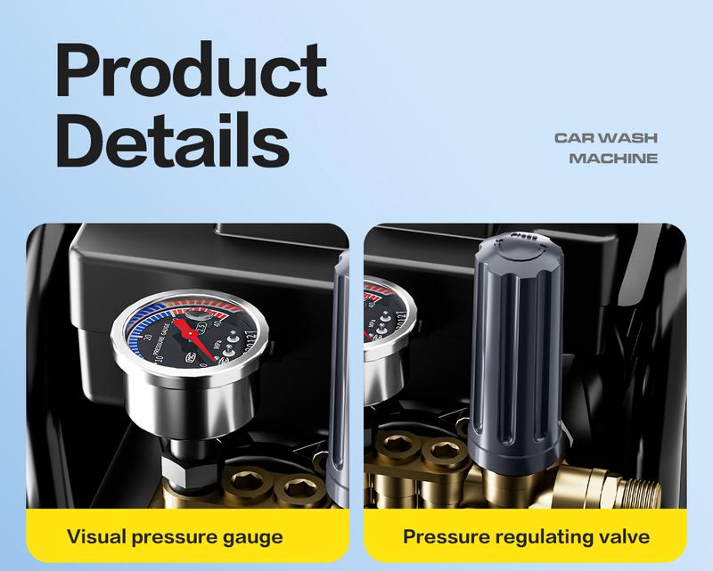 Metoxa High Pressure Washer 2000W Power Washer with 4 Nozzles & Foam Cannon for Cars Driveways Fences Patios Home Cleaning 3.5 GPM electric pressure washer Metoxa High Pressure Washer 2000W Power Washer with 4 Nozzles & Foam Cannon for Cars Driveways Fences Patios Home Cleaning 3.5 GPM electric pressure washer