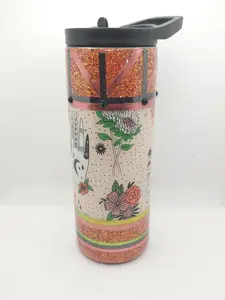 Witchy Vibes Black/Orange Tumbler - 25 oz - Swap Lid - *Ready to Ship* Bottle Cup Drinkware Stainless