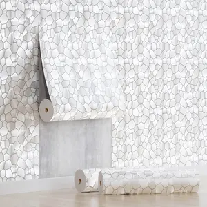 Luxury wall panel sticker, 40cm*280cm, 3D golden silver grid roll, thickened waterproof PVC self-ad wallpaper, high-grade decoration wallpaper Living Room Home, holiday gift, important festival decoration, easy to clean wall panel 3/2/1 roll