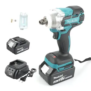 Makita DTW285 brushless rechargeable impact electric wrench 18V high torque lithium battery wrench auto repair tool