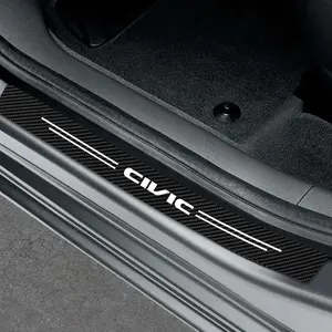 Car Door Sill Protector Sticker, Car Door Sill Protective Sticker, Car Exterior Accessories for Honda Civic 6th 8th 9th 11th