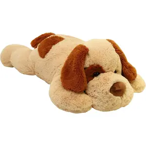 26.8 inch 5 lbs Dog Weighted Stuffed Animals Large Weighted Plush Animal Cute Plush Toy Pillow Gifts for Adults Kids Boys and Girls