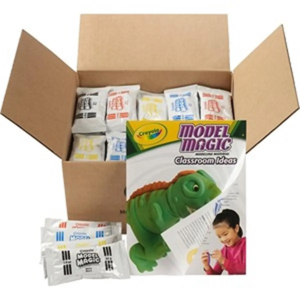 Model Magic Clay Box Crayola Model Magic Modeling Classpack Assorted Color Clay - Pack of 75 ...