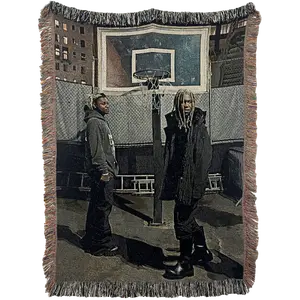 Tuff Threads Cotton Woven Tapestry Wall-Mounted 37x52 in Hang Up In Room