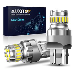 【Father 's Day Gift】AUXITO 7443 7440 3157 LED Bulb for Reverse Light 6000K White, 2800LM 300% Brighter 7441 7444 T20 W21W LED for Backup Light, Tail Light, Brake Light, Turn Signal Light, Parking Light, DRL, Pack of 2
