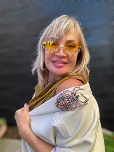 Rhinestone Spider Brooch, Large  Tarantula