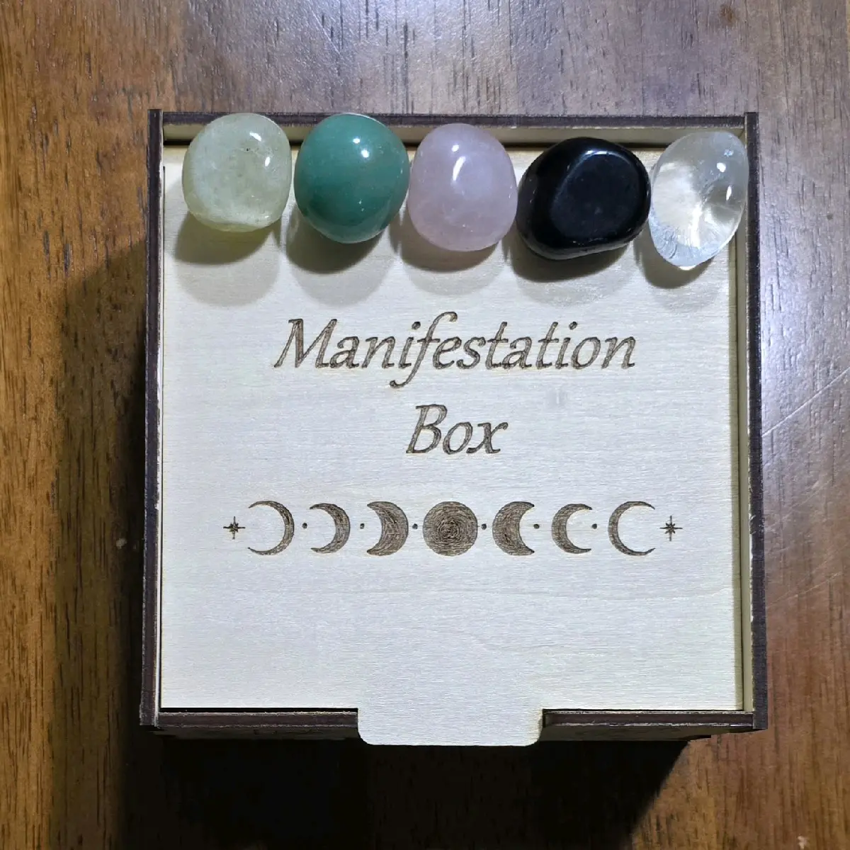 Manifestation Box with Crystals
