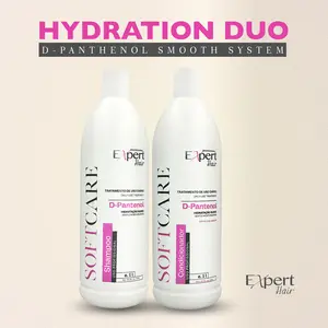 Expert Hair Moisturizing Anti-Frizz Shampoo & Conditioner Kit 2-Piece | Soothed Scalp Daily Cleanser + Nourishing Conditioner | D-Panthenol Smooth System | Frizz-Free, Hydrated & Soft Hair