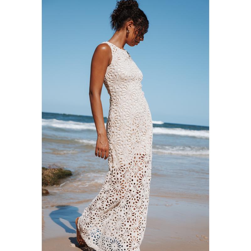 Carlene Maxi Dress - Natural