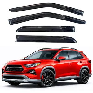 KPY Rain Guards Fit for 2019-2025 Toyota RAV4, Out-Channel Window Visors Vent Wind Deflectors 4PC, Car Accessories for 19-25 RAV4