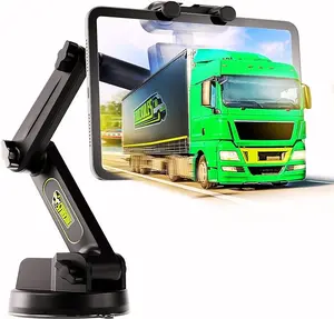 Tablet Mount for Truck, Heavy Duty Super Suction Cup for Tablet & iPad Mount Truck Dashboard Windshield 16.7 inch Long Arm & Stable Compatible with Tablet & iPad, Commercial Truck 16.7 inch