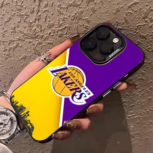 Los Angeles Lakers Phone Case Phone Case For IPhone 17 Pro Max 16 15 14 13 11 Pro Max Plus Glass Phone Case
