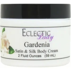 Gardenia Satin and Silk Cream,  Body Cream, Body Lotion