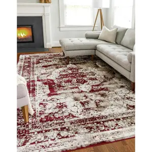 Burgundy Monaco Rug