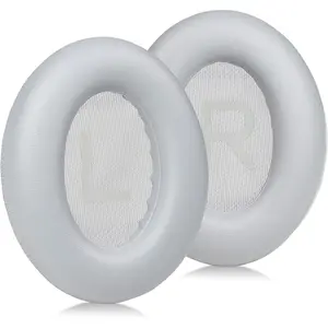 Replacement Earpads Compatible for NC700 Wireless Headphones,Ear Pads Cushions with Noise Isolation Memory Foam,Soft Protein Leather(Silver) Durable Personalized