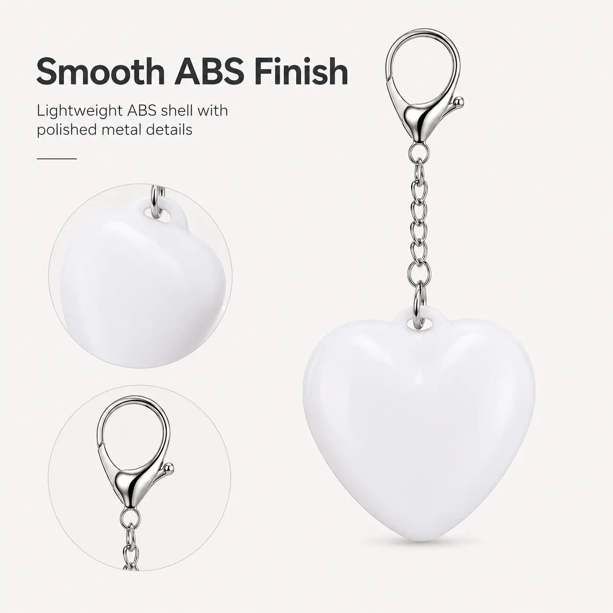 Rechargeable Purse Light for Handbag, Heart Shape LED Touch Sensor Bag Lamp, USB Charging Mini Portable Night Light Keychain Pendant, Easy Find Inside Bag Light for Purse Backpack Tote Travel