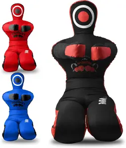 Unfilled Grappling Dummy (5 Ft) - MMA Punching Bag Wrestling Dummy - Judo, Karate Training, Fitness, BJJ, Brazalian Jiu Jitsu, Mixed Martial Arts Training & Kick Boxing