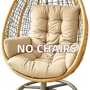 Soft Thick Rocking Chair Cushion, Garden Swing Backrest Pillow, Suitable for Living Room, Patio, Porch Hammock Chair, Multiple Colors Available