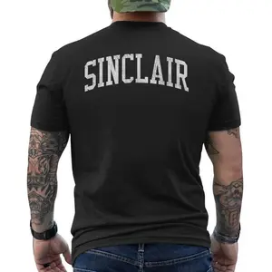 Sinclair Wy Vintage Athletic Sports Men's T-shirt Back Print, stylish t-shirts, lover t-shirts, essential t-shirts, beautiful t-shirts