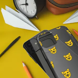 Clear Cases for Phones - Protective Plastic Cover with Shockproof Features and Cat Pattern Design