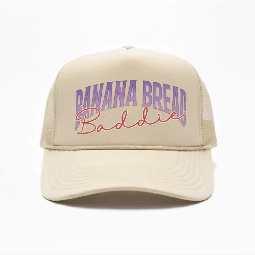 Casual Graphic Trucker Hat - Daddy Hat Snapback, Adjustable Closure, Printed Logo, Breathable Lightweight, Stylish Fashion Accessory, Casual Hat